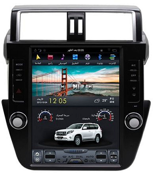 Магнитола Tesla для Toyota Land Cruiser Prado 150 2013-2016 на Android 9.0 Carmedia ZF-1215-DSP