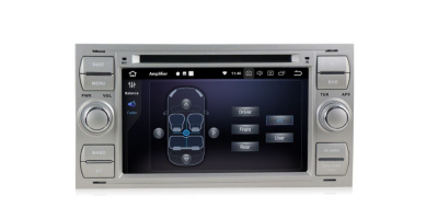 Штатное головное устройство Ford Focus 2 2005-2007, Transit 2006-2015, C-Max 2003-2010, Fusion 2005-2012 (230х120мм) серебро на Android 10 Carmedia MKD-F745S-P5