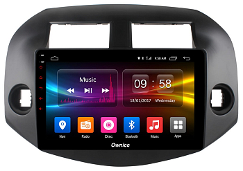 Штатная магнитола Ownice G10 S1609E для Toyota Rav4, 2006 (Android 8.1.0)