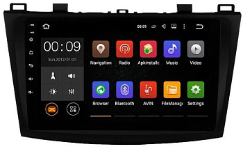 Штатная магнитола Roximo 4G (2K) RX-2414 Mazda 3, 2009-2012 (Android 13)
