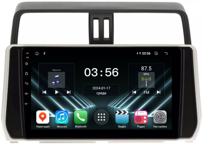 Штатная магнитола для Toyota Land Cruiser Prado 150 2017-2023 на Android 13 - FarCar (D/DX1053M)