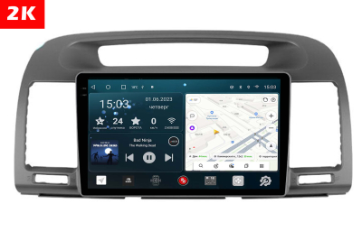 Автомагнитола штатная с 2K экраном Redpower 75164 на Android 10 для Toyota Camry XV30 (2001-2006)