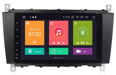 Штатная автомагнитола Android 10 Carmedia XN-M820-P30 для Mercedes-Benz G-класс W463 2007-2012, C-класс W203 2004-2007, CLK, CLC, SLK