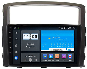 Штатная магнитола VOMI ZX333R9-7862-LTE для Mitsubishi Pajero 4 2006-2020 на Android 10