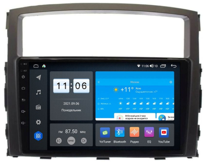 Штатная магнитола VOMI ZX333R9-7862-LTE для Mitsubishi Pajero 4 2006-2020 на Android 10