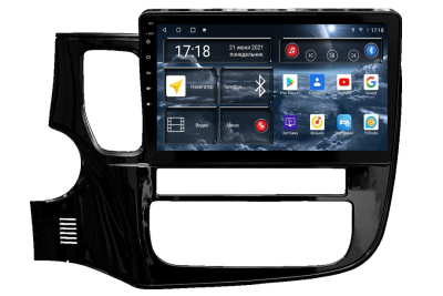 Автомагнитола штатная с 2K экраном RedPower 71156 Slim на Android 10 для Mitsubishi Outlander 2012+