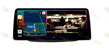 Штатная магнитола Fiat 500 2007 - 2015 черная на Android 10, DSP, 4G, IPS, Carplay - Cardrox CD-4889-12 (12 дюймов)