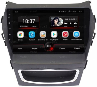 Штатная магнитола VOMI AK312R9-MTK Hyundai SantaFe 3 2013-2018 на Android 10