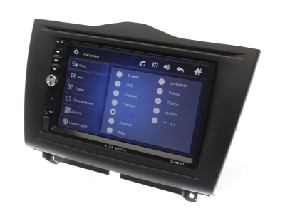 Магнитола в штатное место Лада Гранта (Lada Granta FL) 2018+ Wide Media DV-JM7166 (+ камера)