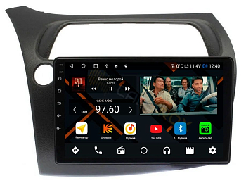 Штатная магнитола Honda Civic 5D хетчбек 2005-2011 левый руль на Android 11, DSP, 4G, IPS / QLED 2K, Carplay - Cardrox CD-4644