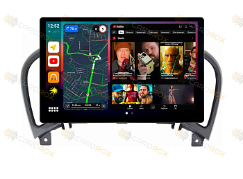 Штатная магнитола Nissan Juke 2010-2019 на Android 10, DSP, 4G, IPS, Carplay - Cardrox CD-4071-13 (11-13 дюймов)