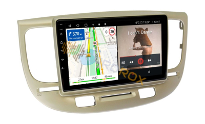 Штатная магнитола Kia Rio II 2005-2010 бежевый на Android 11 - Cardrox CD-4349M