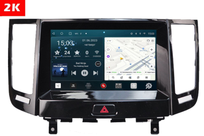 Автомагнитола штатная с 2K экраном RedPower 71323 Slim на Android 10 для Infiniti FX35 FX37 (2008-2013)