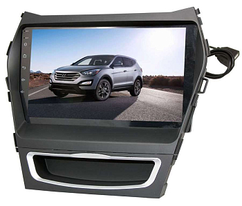 Магнитола Hyundai Santa Fe, IX45 с 2013 года LeTrun 2079-4217 9 дюймов VT Android 10.x MTK-L 2+16 Gb ASP