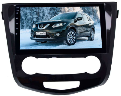 Штатная магнитола для Nissan X-trail Qashqai 14+(кондиционер) LeTrun 2634-2466 10 дюймов KD Android 8.1 MTK-L 2+16 Gb