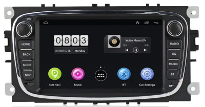 Магнитола для Ford Focus II, Mondeo, S-MAX, Galaxy, Tourneo, Transit Connect черный на Android 9.0 - Carmedia MKD-FD7B-9212-32