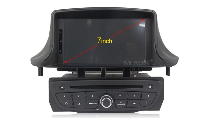 Штатная автомагнитола Renault Megane III 2009+, Fluence 2010+ черный Carmedia MKD-R709-P6 Android 10 DSP