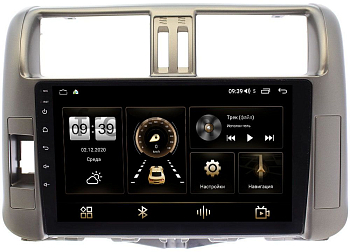 Магнитола Canbox M-Line 4542-9006 Toyota Land Cruiser Prado 150 2009-2013 (для авто без усилителя) на Android 10 (4G-SIM, 4/64, DSP, QLed)