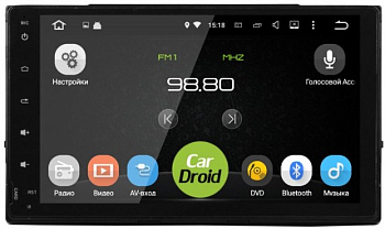 Штатная магнитола CarDroid RD-1125D для Toyota Corolla E170 E180 (Android 8.0) DSP
