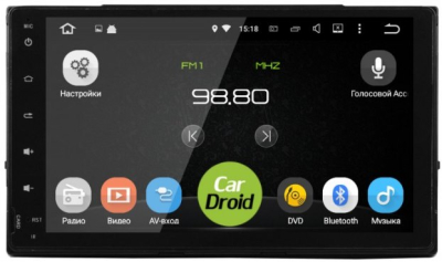 Штатная магнитола CarDroid RD-1125D для Toyota Corolla E170 E180 (Android 8.0) DSP