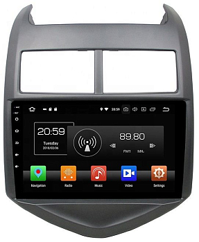Штатная автомагнитола Chevrolet Aveo II 2012-2015 Carmedia KD-9804-P6 Android 9.0 DSP Штатная автомагнитола Chevrolet Aveo II 2012-2015 Carmedia KD-9804-P6 Android 9.0 DSP