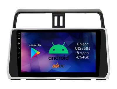 Штатная магнитола для Toyota Land Cruiser Prado 150, 2018- на Android 14 - Airoc RMN-1126