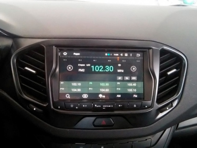 Штатное головное устройство Lada Vesta на Android 10 Carmedia MKD-L860-P30