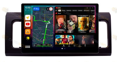 Штатная магнитола Suzuki Alto 2015-2021 черный на Android 10, DSP, 4G, IPS, Carplay - Cardrox CD-4585-13 (11-13 дюймов)