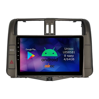 Штатная магнитола для Toyota Land Cruiser Prado 150 с 360 обзором, 2009-2014 на Android 14 - Airoc RMN-1114-N9
