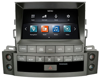 Магнитола Tesla для LEXUS LX 570 2007-2015 на Android 9.0 Carmedia ZF-8001-DSP