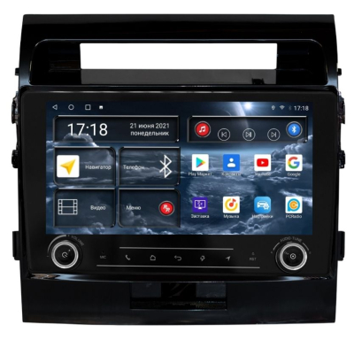 Автомагнитола штатная RedPower K71200G на Android 10 для Toyota Land Cruiser 200 (2007-2014)