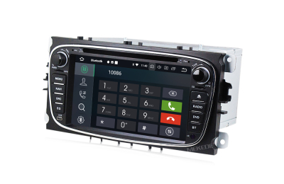 Штатное головное устройство Ford Focus II, Mondeo, S-MAX, Galaxy, Transit черный на Android 10 Carmedia MKD-F746B-P30