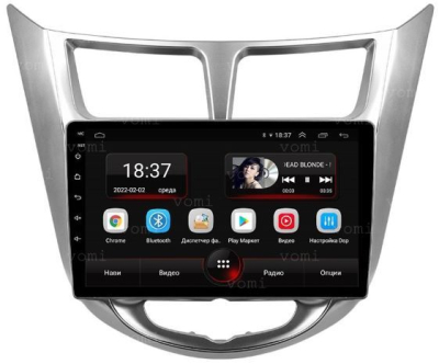 Штатная магнитола VOMI AK314R9-MTK-LTE-4-64 для Hyundai Solaris 2010-2016 на Android 10