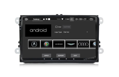 Штатное головное устройство Volkswagen, Skoda на Android 10 Carmedia MKD-9613-P5