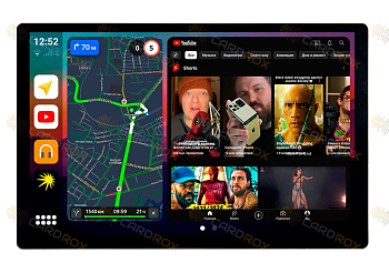 Штатная магнитола SsangYong Rexton 2002-2006 на Android 10, DSP, 4G, IPS, Carplay - Cardrox CD-4456-13 (11-13 дюймов)