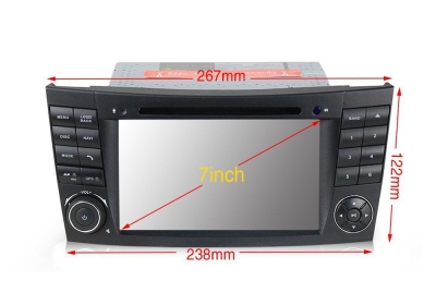 Штатное головное устройство Mercedes-Benz E класс W211, S211 2002-2009, CLS W219 2004-2010 на Android 10 Carmedia MKD-M788-P6