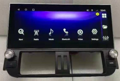 Магнитола для Toyota Land Cruiser Prado 150 2009-2013 (Low) на Android 10 - Carmedia KP-T1208