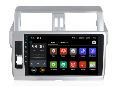 Штатное головное устройство Android 6.0 Carmedia MKD-1040 для Toyota Land Cruiser Prado 150 2013-2016