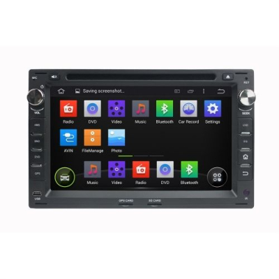 Штатное головное устройство для Volkswagen, Skoda (квадрат) на Android 8.0 Carmedia KDO-7009 черный