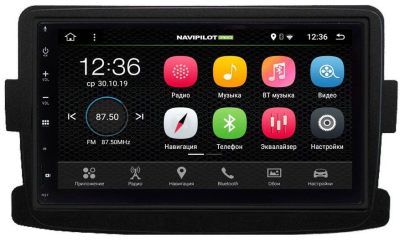 Штатное головное устройство Renault Kaptur (2016+), Duster (2012+), Logan (2014+), Sandero (2014+) 7 дюймов на Android 7.1.1 NaviPilot DROID7L NPD7L-TA-8026-07 Renault