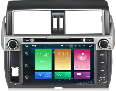 Штатное головное устройство Toyota Land Cruiser Prado 150 2013-2016 на Android 10 Carmedia MKD-9000-P30-8