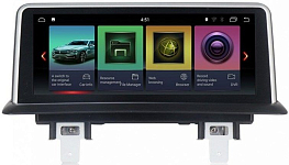 Штатная магнитола Roximo RW-2708QD для BMW 1 (2006-2012) E81/E82/E87/E88 для комплектации без штатного дисплея, iDrive в комплекте (Android 9.0)
