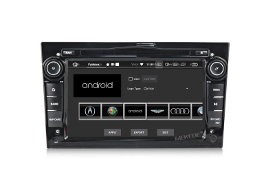 Штатная автомагнитола Opel Astra H, Vectra C, Corsa D, Antara, Vivaro, Meriva, Zafira (черный лак) Carmedia MKD-7408-P6-b Android 10 DSP