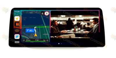 Штатная магнитола Fiat 500 2007-2015 серебро на Android 10, DSP, 4G, IPS, Carplay - Cardrox CD-4829-12 (12 дюймов)