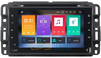 Штатное головное устройство для CHEVROLET TAHOE 2006–2015 (GMT900), HUMMER H2 2008-2009 на Android 8.0 Carmedia KDO-7036