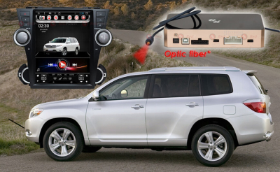 Штатное головное устройство RedPower 31035 (Tesla) на Android 6.0+ для Toyota Highlander II U40 (2007-2013) с управлением климата