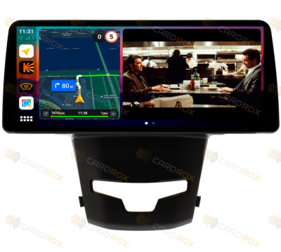 Штатная магнитола SsangYong Actyon New 2013-2017 на Android 10, DSP, 4G, IPS, Carplay - Cardrox CD-4413-12 (12 дюймов)