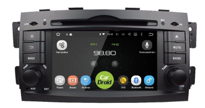 Штатная магнитола CarDroid RD-2315D для KIA Mohave  (Android 10) DSP