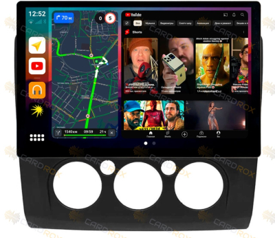 Штатная магнитола Ford Focus II 2005-2011 кондиционер (черный) на Android 10, DSP, 4G, IPS, Carplay - Cardrox CD-4883-13 (11-13 дюймов)
