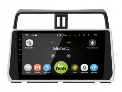 Штатная магнитола CarDroid RD-1126F для Toyota Land Cruiser Prado 150, 2017 (Android 10) Штатная магнитола CarDroid RD-1126F для Toyota Land Cruiser Prado 150, 2017 (Android 10)